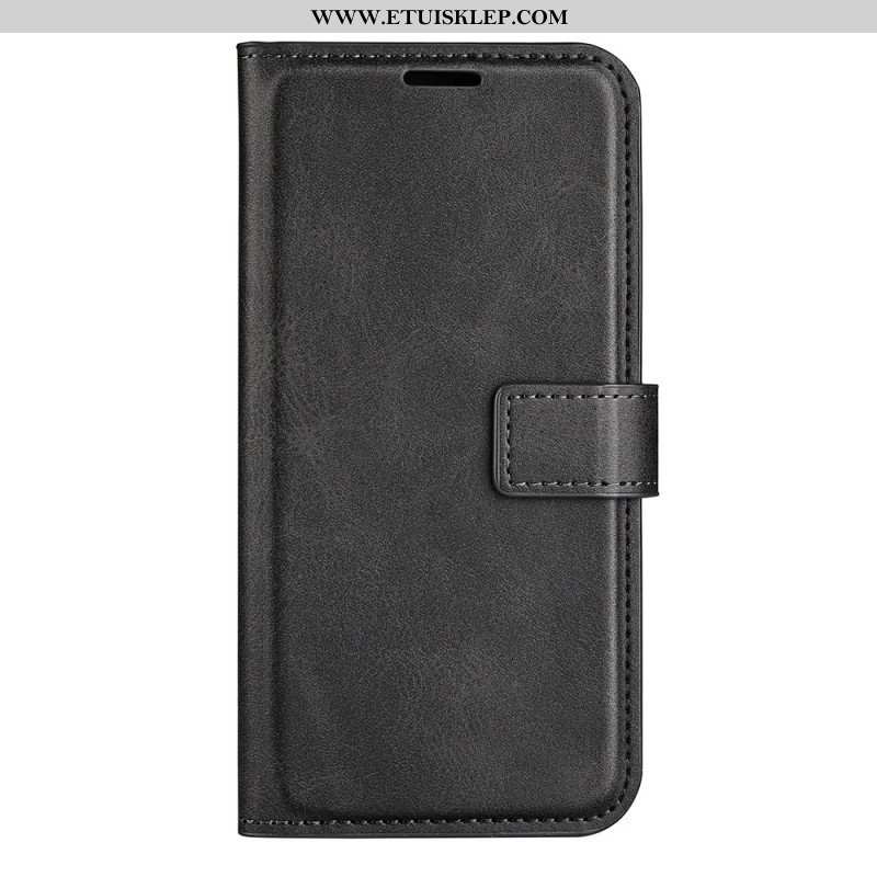 Etui Folio do iPhone 14 Rzemienna Tekstura